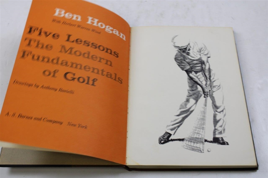 1957 'Ben Hogan's Five Lessons' Deluxe Edition Book with Slipcase