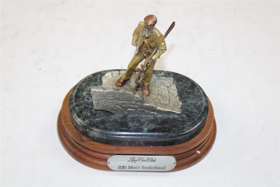 2010 Men's Inv. Long Cove Club Keeper Of The Greens Mini Sculpture by Artist Michael Roche - Damaged