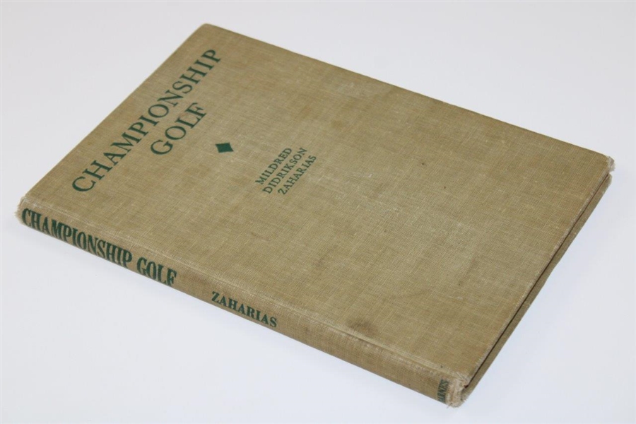 Babe Zaharias Signed 1948 'Championship Golf Book' to 'Timber Wolf' JSA ALOA