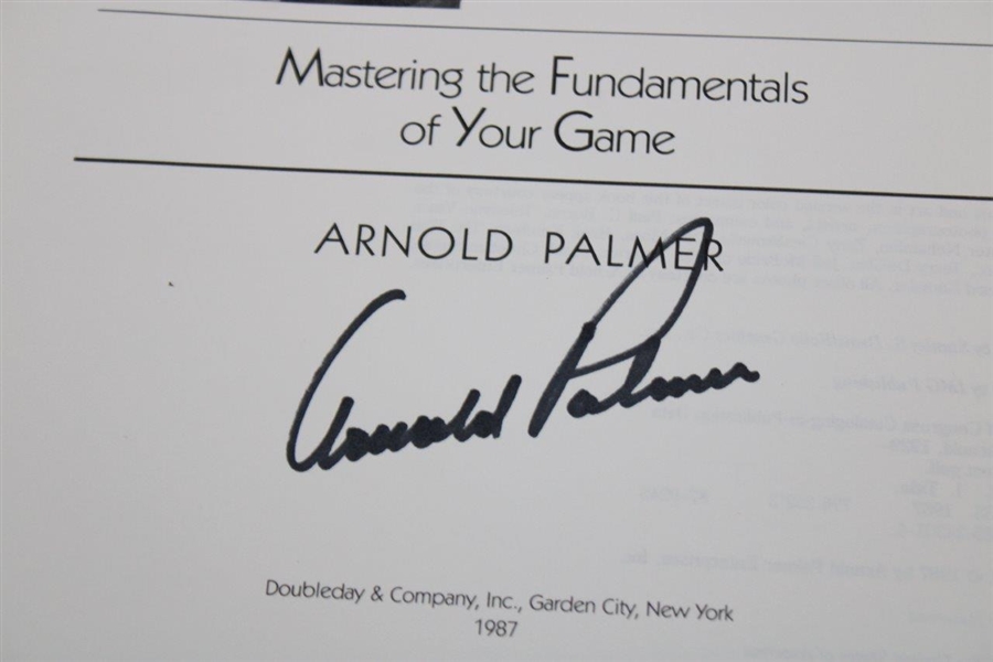 Arnold Palmer Signed 'Arnold Palmer: Play Great Golf' Book JSA ALOA