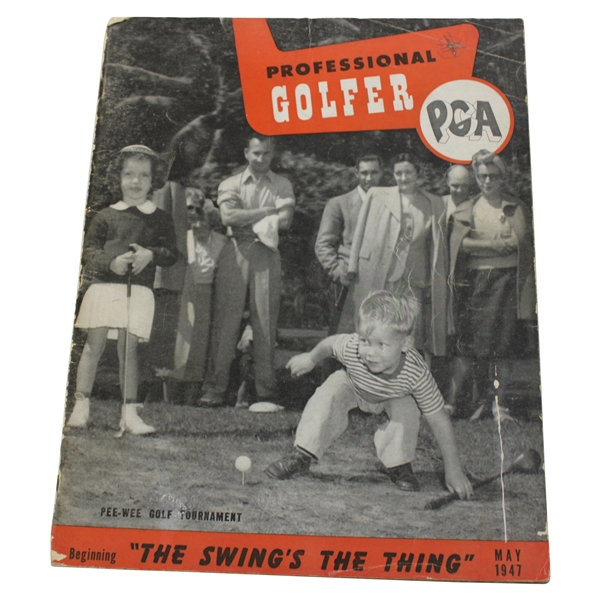 1947 PGA Professional Golfer Magazine w/Masters & Walker Cup Coverage/Content