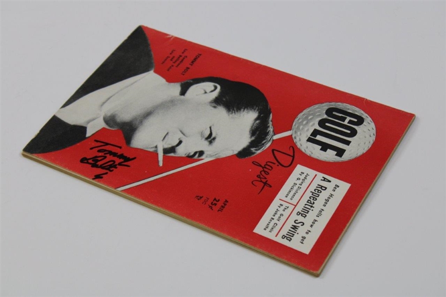 Tommy Bolt Signed 1956 Golf Digest (April) - Ben Hogan Swing Article JSA ALOA
