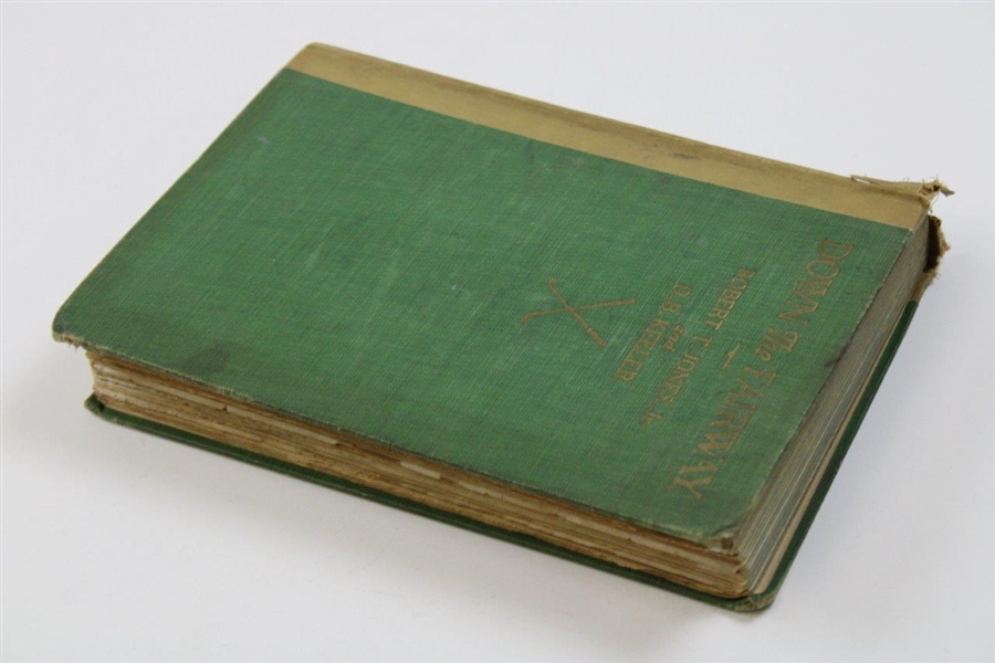 1927 First Edition 'Down The Fairway' Book by Bobby Jones