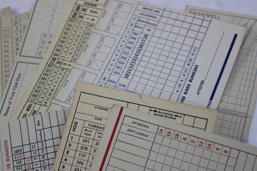 Twenty-Three (23) Stymie Unused Golf Scorecards From Pa, Ny, Nj & other Courses