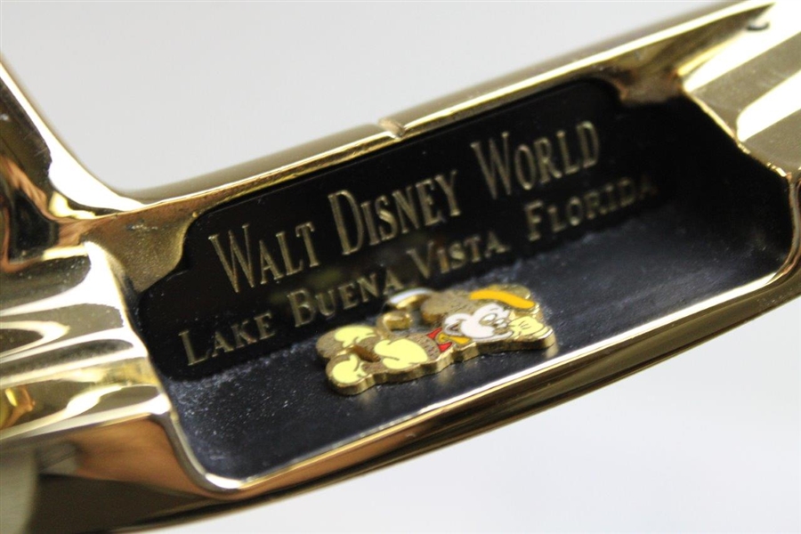 Walt Disney World Gold Plated Putter w/Disney Headcover