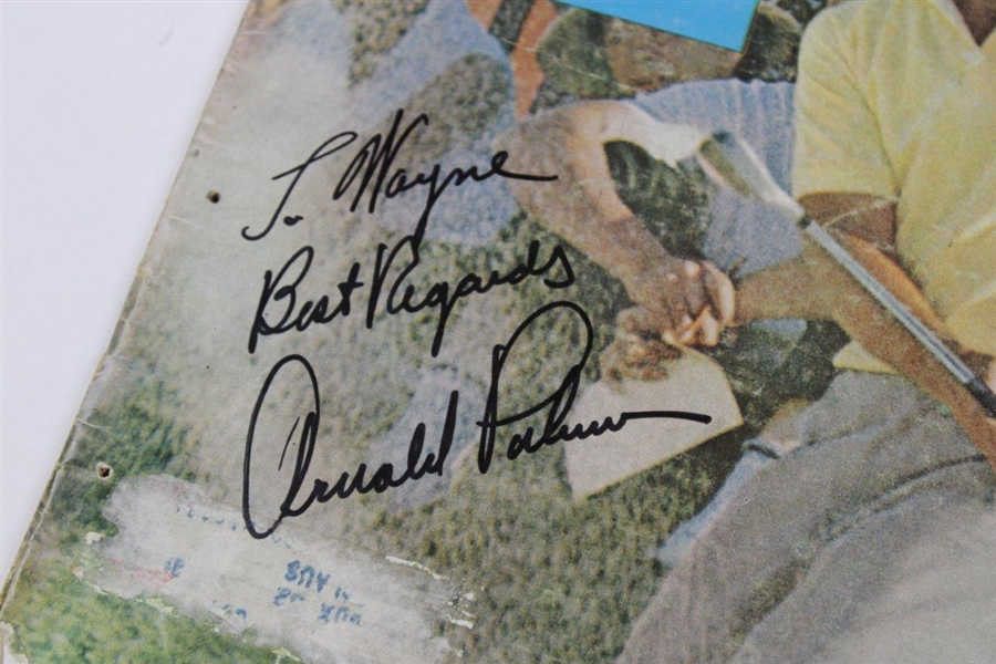 Arnold Palmer Signed Newsweek JSA ALOA