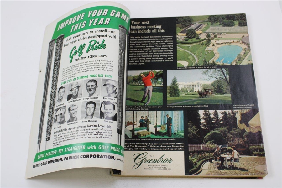 Jack Nicklaus Signed 1968 Golf Digest Annual Yearbook Magazine JSA ALOA
