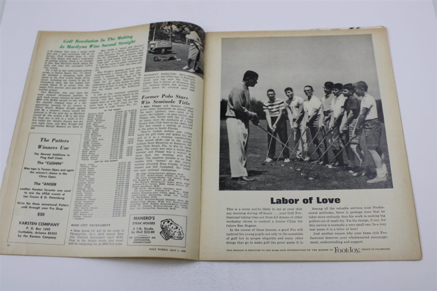 Jack Nicklaus Signed 1966 Golf World Magazine JSA ALOA
