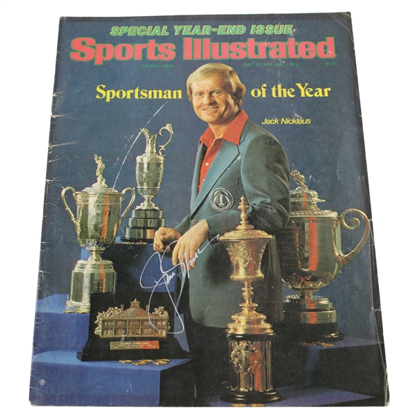 Jack Nicklaus Signed 1979 Sports Illustrated Cover JSA ALOA