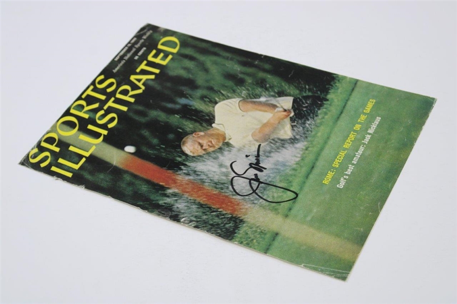 Jack Nicklaus Signed 1960 Sports Illustrated Cover JSA ALOA