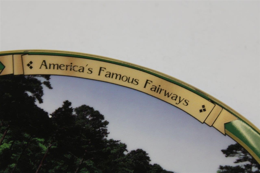 Augusta National Hole 12 Ltd Ed America's Famous Fairways Ceramic Plate by Danny Day