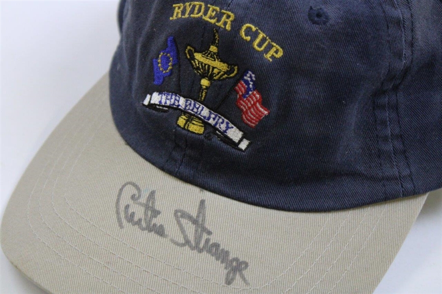Captain Curtis Strange Signed 2002 (2001) Ryder Cup at The Belfry Hat JSA ALOA