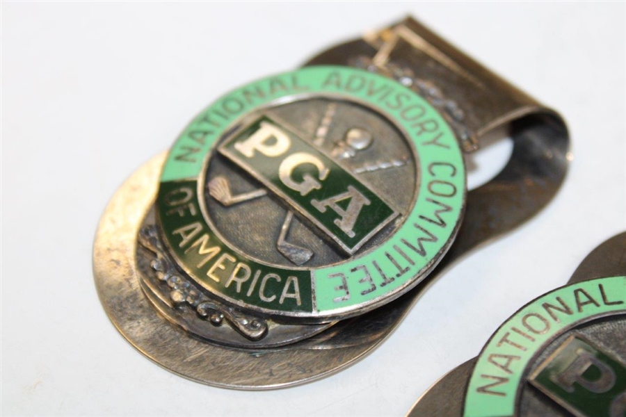 Two (2) PGA of America National Advisory Committee Money Clips