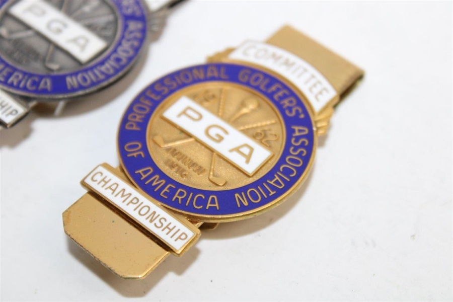 1962 PGA Championship Contestant Clip/Badge & Committee Clip/Badge