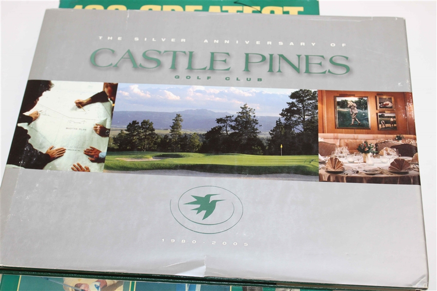 Go Golfing In Britain', 'Castle Pines Golf Club', 'Wentworth', & '100 Greatest Golfers' Books