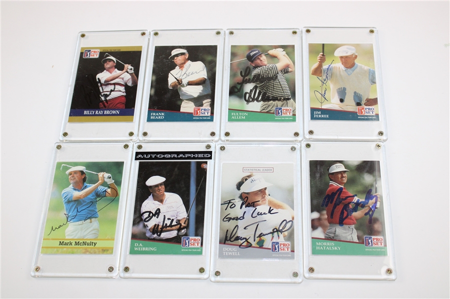 20 Signed Golf Cards JSA ALOA