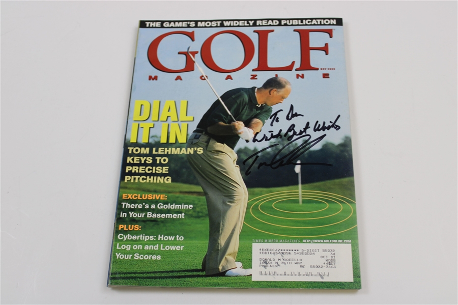 Mark O' Meara, Andy North, & Tom Lehman Signed Golf Magazines JSA ALOA