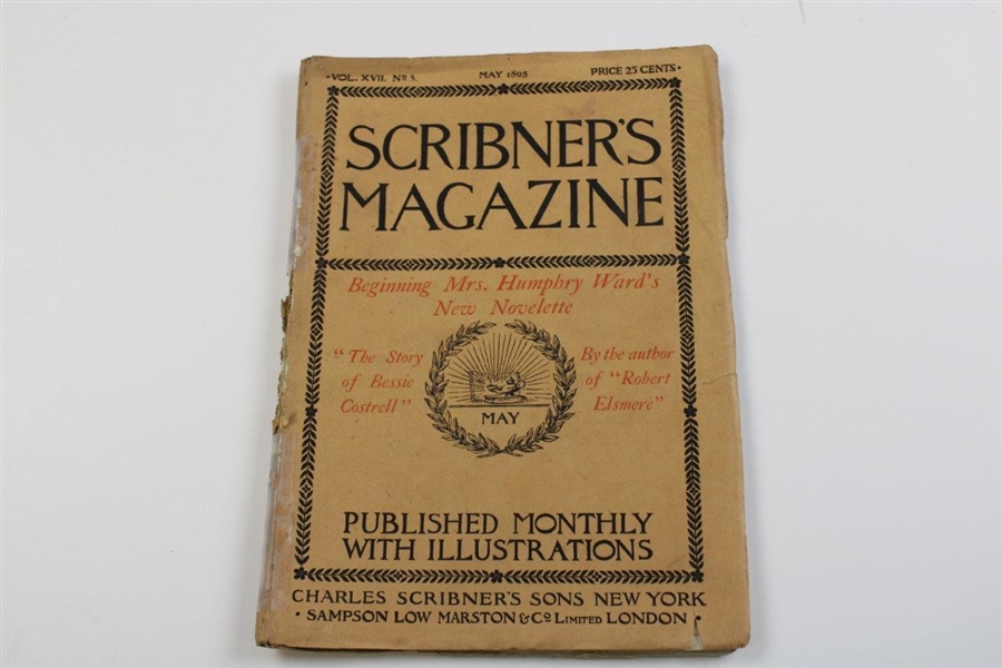 1895 Scribner's Magazine & 1920 St. Nichols For Boys & Girls - Each w/ Golf Articles