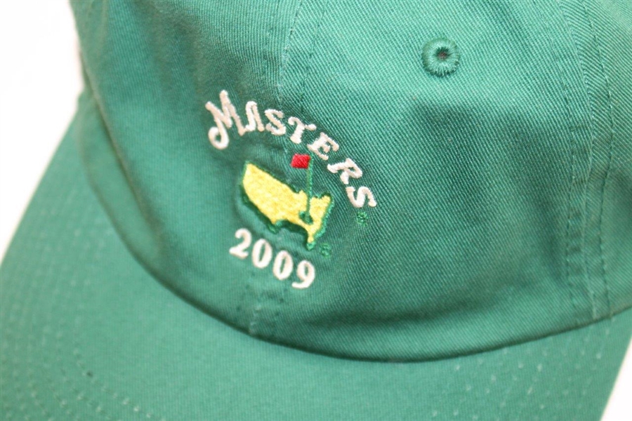 2009 Masters Tournament Embroidered Flag with 2009 Masters Hat - New w/Tags