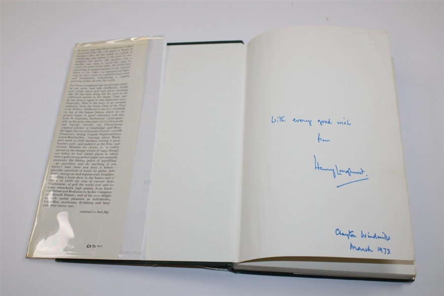 My Life And Soft Times' Book Signed by By Henry Longhurst 