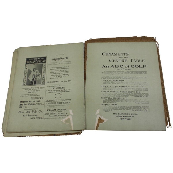 1898 'An A.B.C. of Golf' 4t Edition Book by a Victim