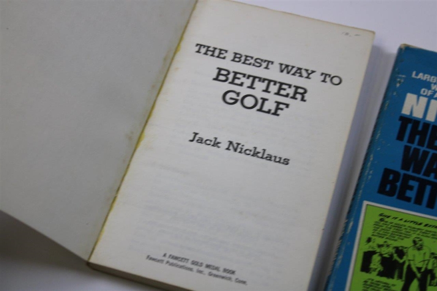 Jack Nicklaus 'The Best Way To Better Golf' Number 1-3 Books 