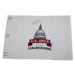 Rory McIlroy Signed 2011 US Open Congressional Embroidered Flag JSA ALOA