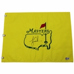 Tiger Woods Signed Undated Masters Embroidered Flag Beckett #AC32160