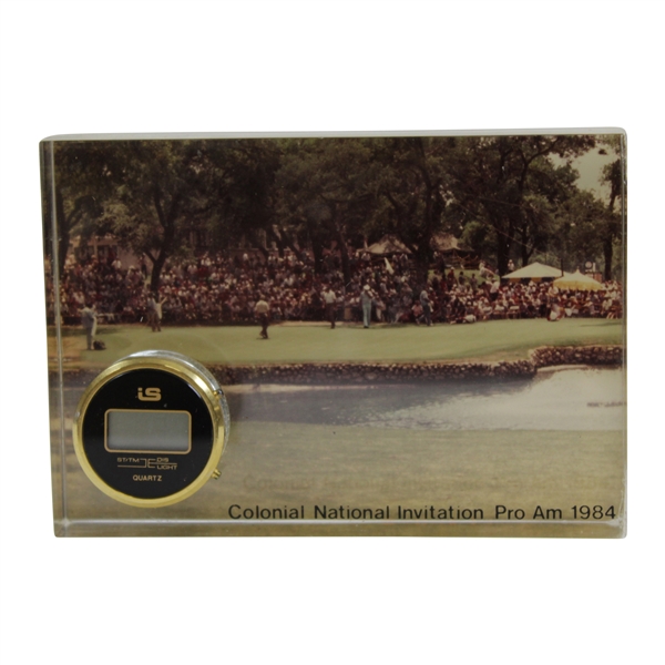 1984 Colonial National Invitational Pro-Am Gift with Quartz Clock