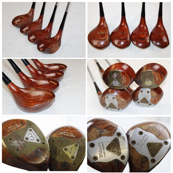 Babe Zaharias' Personal Wilson Golf Clubs Gifted to & Used by Ann Gregory w/ 'BZD' Headcovers