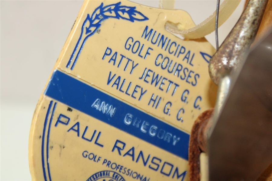 Babe Zaharias' Personal Wilson Golf Clubs Gifted to & Used by Ann Gregory w/ 'BZD' Headcovers