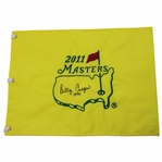 Billy Casper Signed 2011 Masters Embroidered Flag w/1970 JSA ALOA