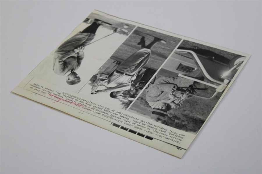 1971 Bobby Jones Passes Away Press Photo
