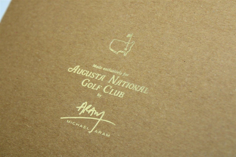 Augusta National Golf Club Michael Aram Flowering Peach Marble Plate in Box