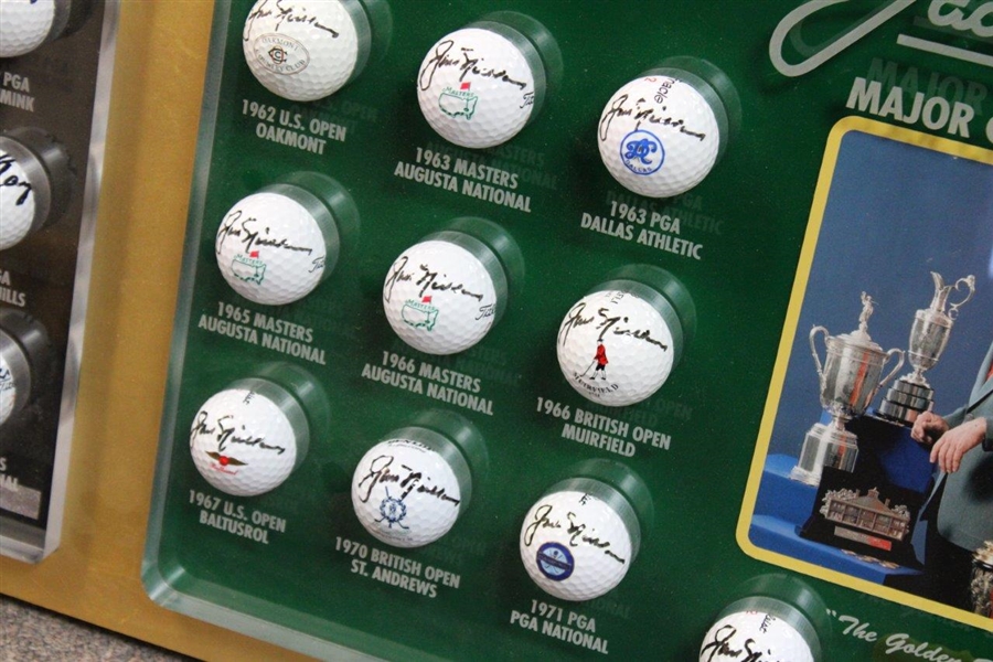Ultimate Big 3 Signed Golf Ball Collection from All Major Wins!