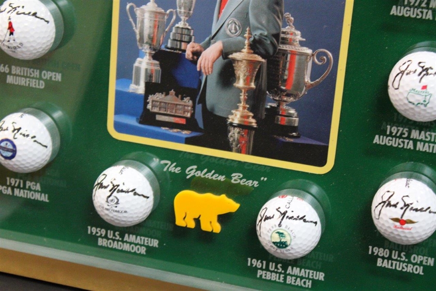 Ultimate Big 3 Signed Golf Ball Collection from All Major Wins!