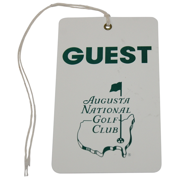 Undated Augusta National Golf Club Guest Badge w/Original String