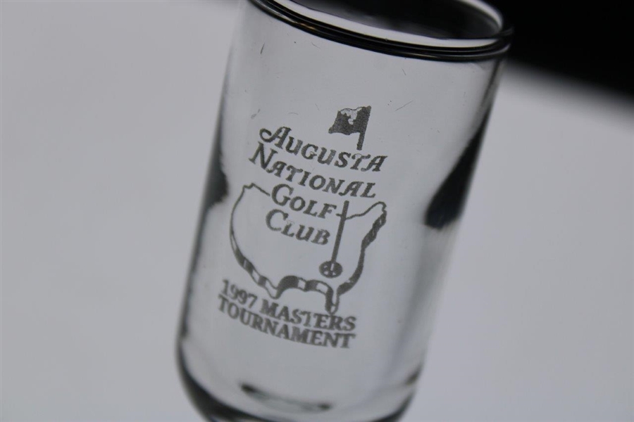 1997 Augusta National Golf Cub Masters Tournament Cordial Stem Glass