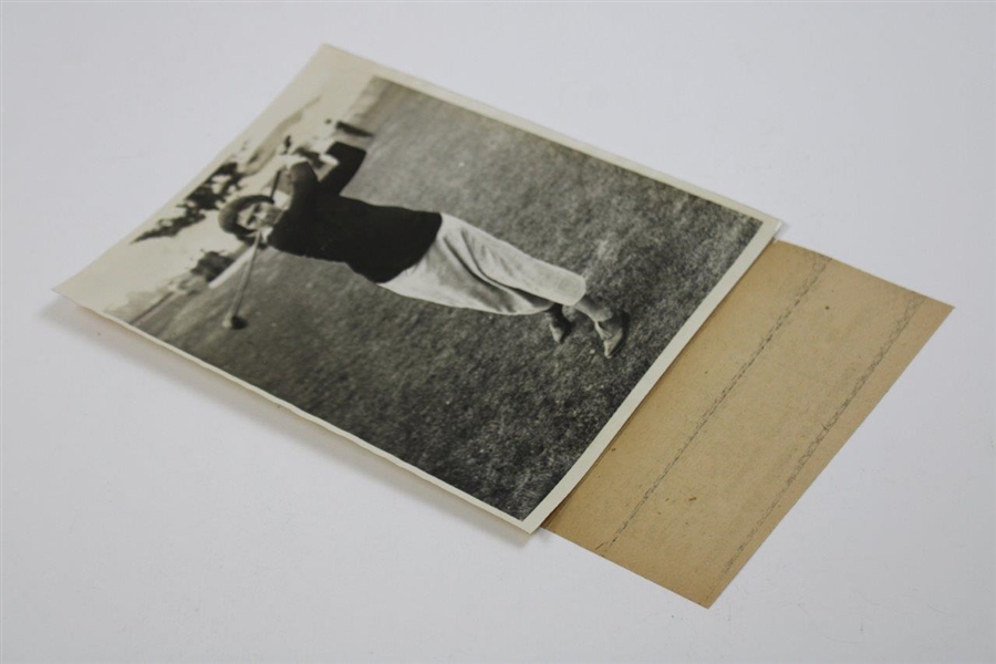 1923 C.H. Vanderbeck Photo From The Third Round Of The National Women's Golf Tournament 