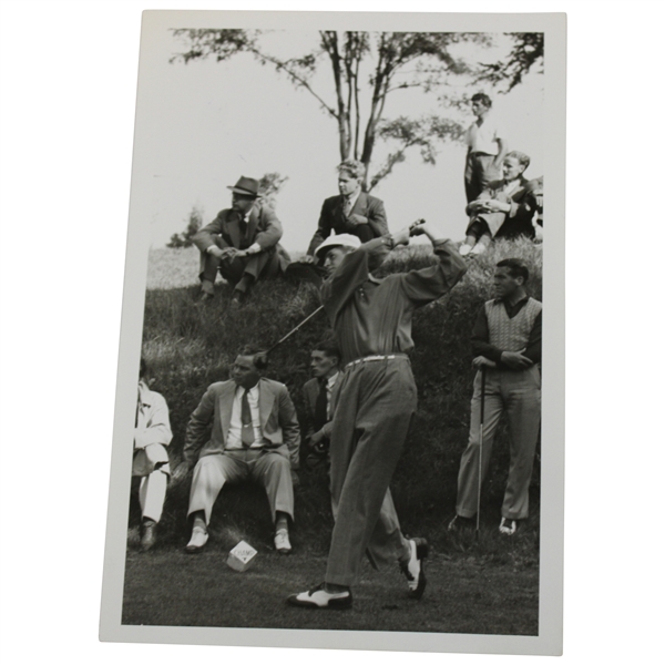 1937 Horton Smith Post Swing Photo At The 1937 Canadian Open 