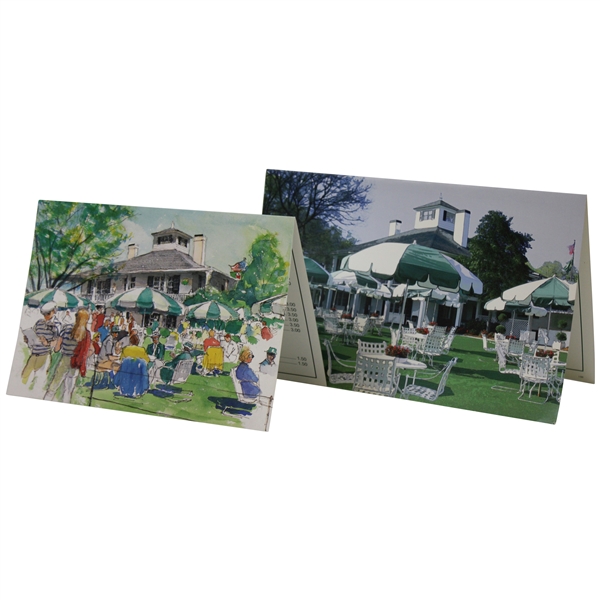 Two (2) Augusta National Golf Club 'Clubhouse' Breakfast & Lunch Menus