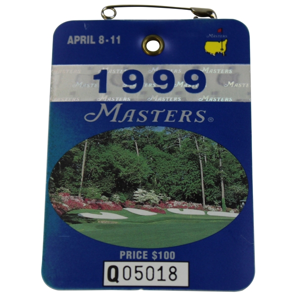 1999 Masters Tournament SERIES Badge #Q05018 - Jose Maria Olazabal 2nd Masters Win