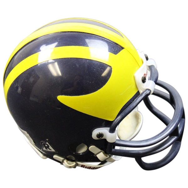 Gerald Ford Signed University Of Michigan Mini Football Helmet JSA ALOA
