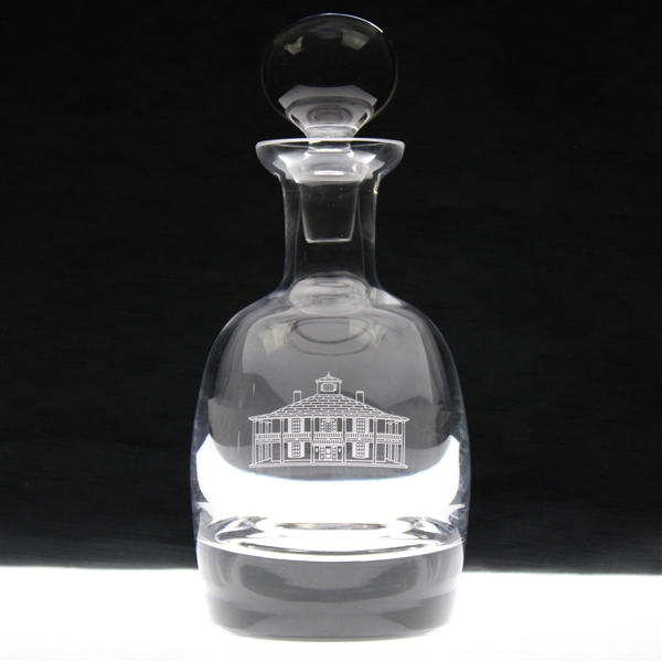 Augusta National Golf Club Clubhouse Large Glass Decanter with Stopper