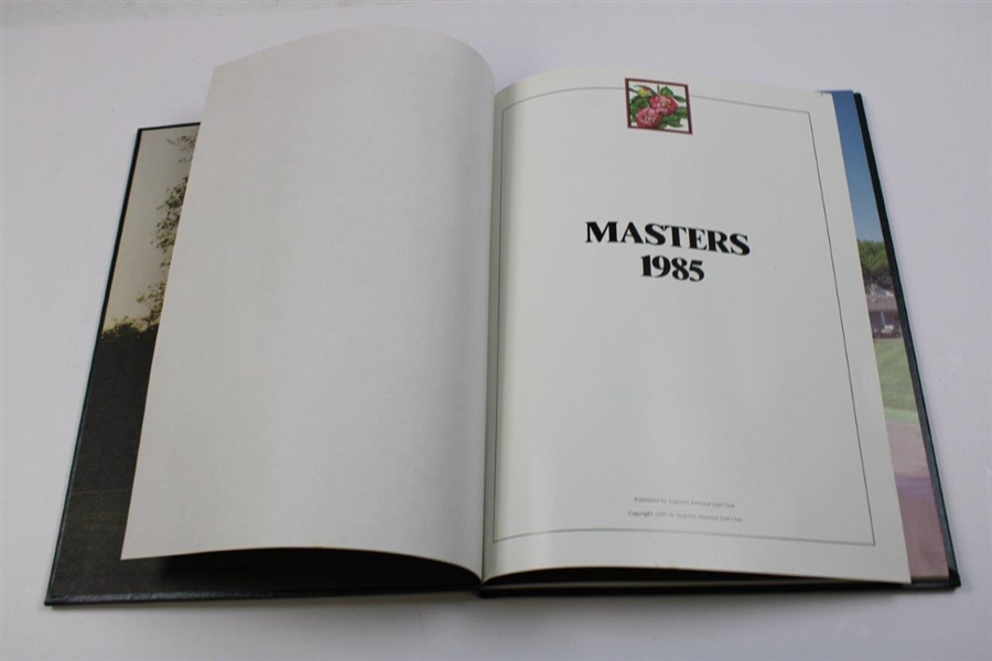 1985 Masters Tournament Green Annual Book 