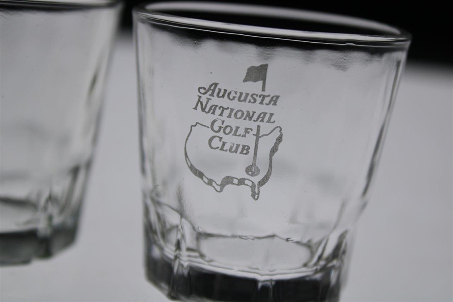 Pair Of Vintage Augusta National Golf Club Members Shot Glasses