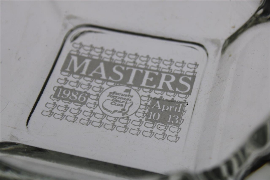 1986 Masters Glass Ashtray