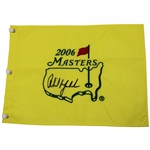 Phil Mickelson Signed 2006 Masters Embroidered Flag JSA ALOA