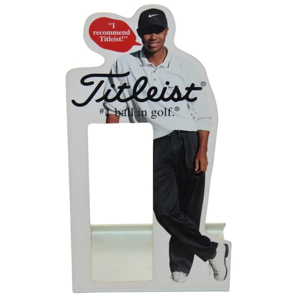 Tiger Woods Titleist Golf Ball Point Of Sale Advertisement Display - 1990’s