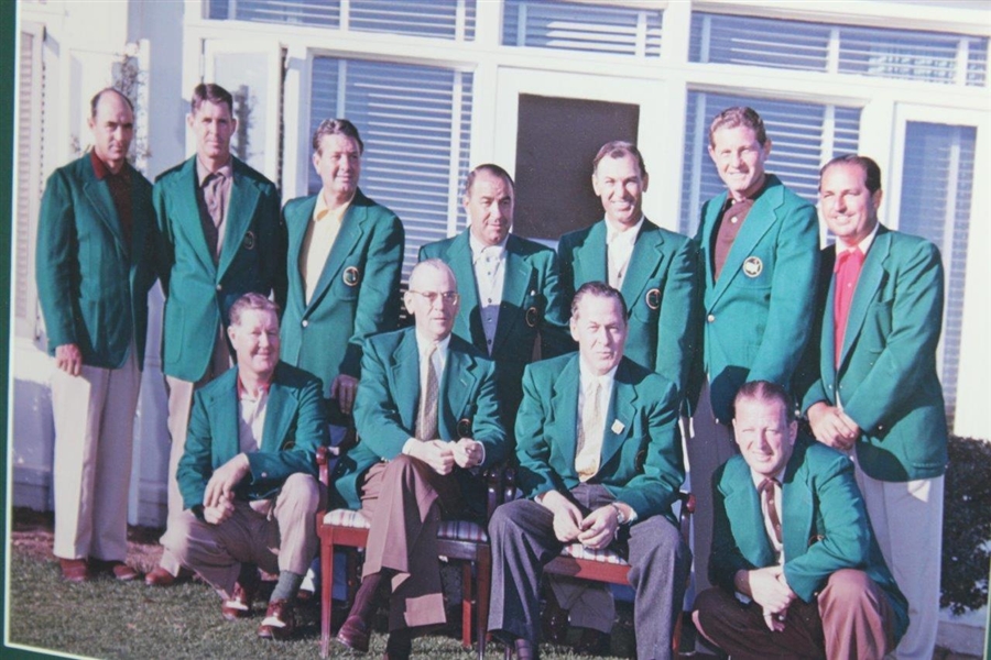 Gene Sarazen's Personal '1952 Masters Club Organization Meeting' Photo - 1st Champs Dinner